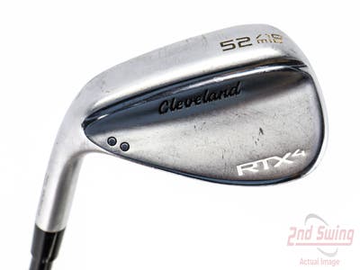 Cleveland RTX 4 Tour Satin Wedge Gap GW 52° 10 Deg Bounce Dynamic Gold Tour Issue S400 Steel Stiff Left Handed 36.5in