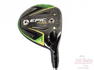 Callaway EPIC Flash Sub Zero Fairway Wood 3 Wood 3W 15° Project X Even Flow Green 65 Graphite Regular Right Handed 43.25in