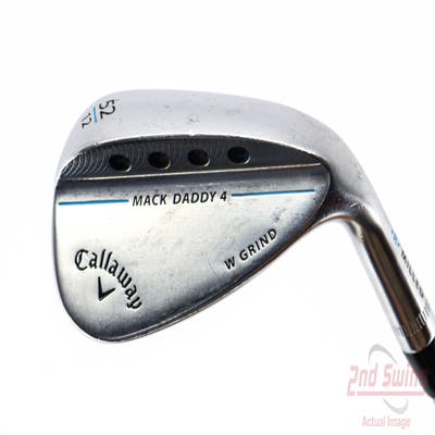 Callaway Mack Daddy 4 Chrome Wedge Gap GW 52° 12 Deg Bounce W Grind Stock Graphite Shaft Graphite Ladies Right Handed 34.5in