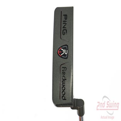 Ping Redwood Anser Black Satin Putter Steel Right Handed Maroon Dot 33.75in