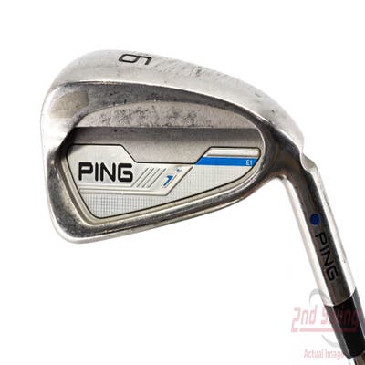 Ping 2015 i Single Iron 6 Iron Project X Rifle 6.0 Steel Stiff Right Handed Blue Dot 37.75in