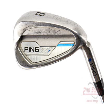 Ping 2015 i Single Iron 8 Iron Project X Rifle 6.0 Steel Stiff Right Handed Blue Dot 37.0in