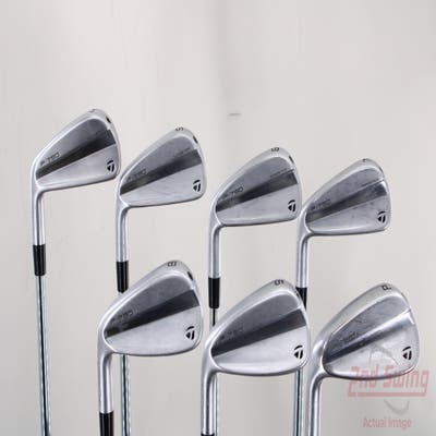 TaylorMade 2023 P790 Iron Set 4-PW Project X Rifle 5.5 Steel Regular Left Handed 38.0in