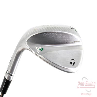 TaylorMade Milled Grind 4 Chrome Wedge Sand SW 56° 12 Deg Bounce Project X Rifle 5.5 Steel Regular Left Handed 35.25in