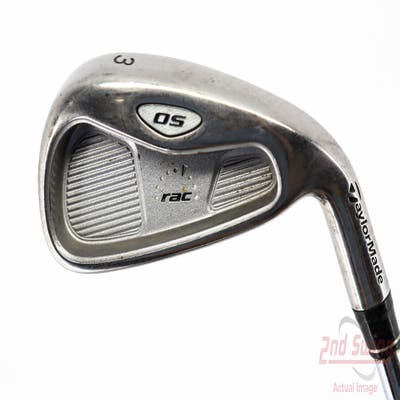 TaylorMade Rac OS 2005 Single Iron 3 Iron TM T-Step 90 Steel Regular Right Handed 39.5in