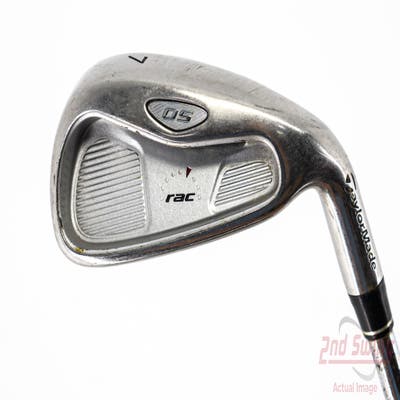 TaylorMade Rac OS 2005 Single Iron 7 Iron TM T-Step 90 Steel Regular Right Handed 37.5in