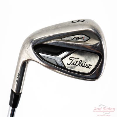 Titleist 718 AP1 Single Iron 8 Iron True Temper AMT Red R300 Steel Regular Left Handed 36.5in