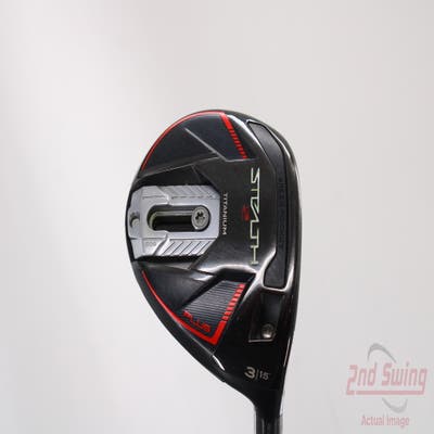 TaylorMade Stealth 2 Plus Fairway Wood 3 Wood 3W 15° Mitsubishi Kai'li Red 65 Graphite Regular Right Handed 43.5in