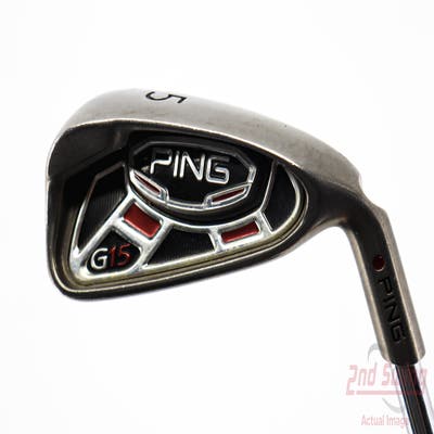 Ping G15 Single Iron 5 Iron Ping AWT Steel Stiff Right Handed Red dot 38.0in