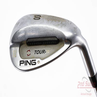 Ping Tour-W Brushed Silver Wedge Lob LW 60° 8 Deg Bounce Ping AWT Steel Stiff Right Handed White Dot 35.0in