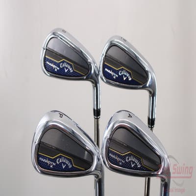 Callaway Paradym X Iron Set 8-PW AW UST Mamiya Recoil ESX 460 F3 Graphite Regular Right Handed 37.0in