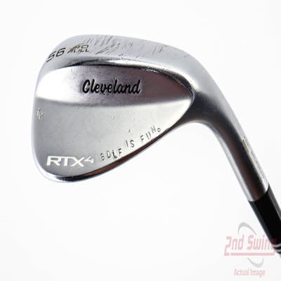 Cleveland RTX 4 Tour Satin Wedge Sand SW 56° 10 Deg Bounce Full Dynamic Gold Tour Issue S400 Steel Stiff Right Handed 35.5in