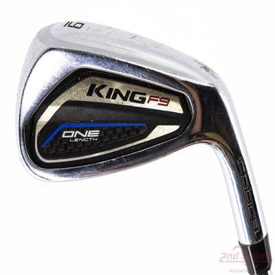 Cobra KING F9 Speedback One Length Single Iron 9 Iron Stock Steel Shaft Steel Stiff Right Handed 38.5in