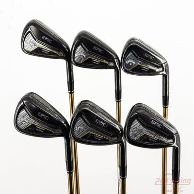 Callaway EPIC Forged Star Iron Set 6-PW AW UST ATTAS Speed Series 50 Graphite Regular Right Handed +1/2"