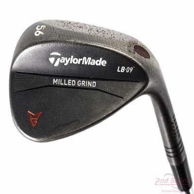 TaylorMade Milled Grind Black Wedge Sand SW 56° 9 Deg Bounce LB True Temper Dynamic Gold Steel Wedge Flex Right Handed 35.25in