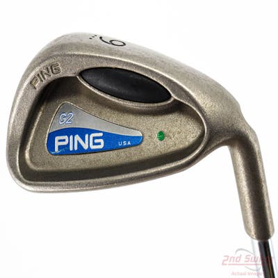 Ping G2 Single Iron 9 Iron Stock Steel Shaft Steel Regular Right Handed Green Dot 36.0in