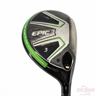 Callaway GBB Epic Fairway Wood 3 Wood 3W 15° Project X HZRDUS T800 Green 65 Graphite Stiff Right Handed 44.0in