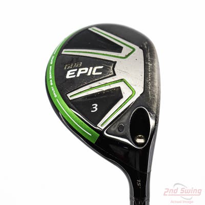 Callaway GBB Epic Fairway Wood 3 Wood 3W 15° Mitsubishi Diamana M+ Green 50 Graphite Regular Right Handed 43.5in