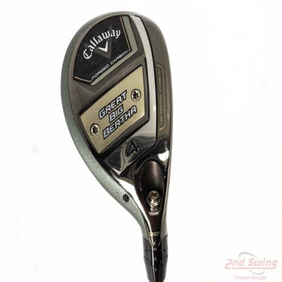 Callaway Great Big Bertha 23 Hybrid 4 Hybrid 20° UST Helium Nanocore IP 60 Graphite Regular Right Handed 40.25in