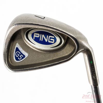 Ping G5 Single Iron 7 Iron Ping TFC 100I Graphite Senior Right Handed Green Dot 36.75in