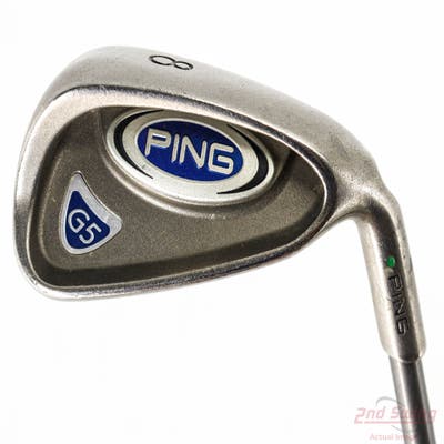 Ping G5 Single Iron 8 Iron Ping TFC 100I Graphite Senior Right Handed Green Dot 36.25in