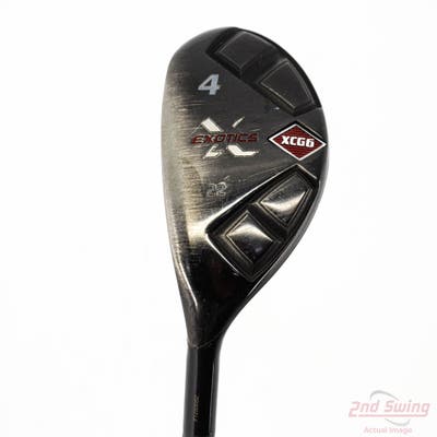 Tour Edge XCG6 Hybrid 4 Hybrid 22° Graphite Design Exotics Graphite Senior Left Handed 37.5in