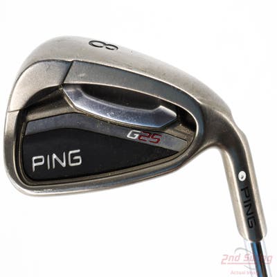 Ping G25 Single Iron 8 Iron True Temper Dynamic Gold X100 Steel X-Stiff Right Handed White Dot 37.75in