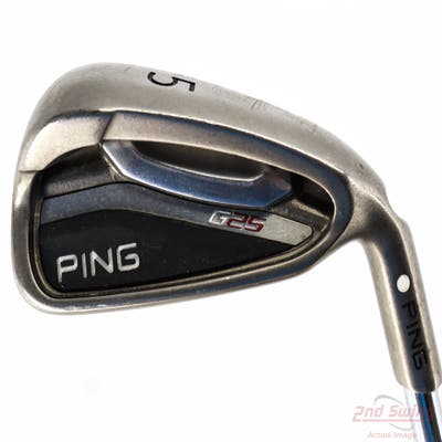 Ping G25 Single Iron 5 Iron True Temper Dynamic Gold X100 Steel X-Stiff Right Handed White Dot 39.5in