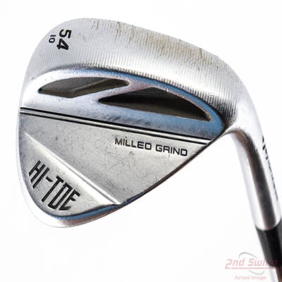 TaylorMade Milled Grind HI-TOE 3 Chrome Wedge Sand SW 54° 10 Deg Bounce Stock Steel Shaft Steel Wedge Flex Right Handed 35.25in