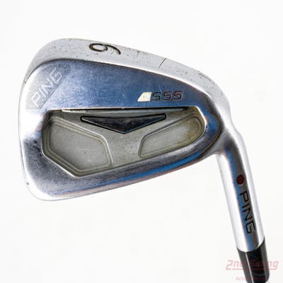 Ping S55 Single Iron 6 Iron True Temper Dynamic Gold X100 Steel X-Stiff Right Handed Maroon Dot 38.0in