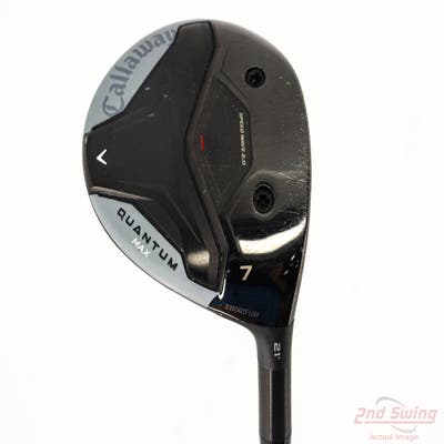 Callaway Quantum Max Fairway Wood 7 Wood 7W 21° Project X Denali Frost Silver 60 Graphite Regular Right Handed 42.25in