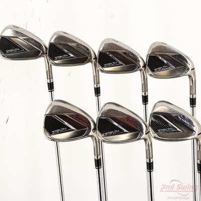 TaylorMade Stealth Iron Set 5-GW FST KBS MAX 85 MT Steel Regular Right Handed +1/2"