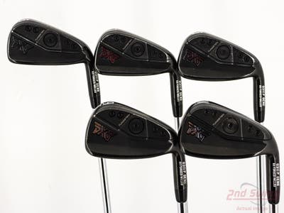 PXG 0311 P GEN6 Double Black Iron Set 6-PW True Temper Elevate MPH 95 Steel Regular Right Handed STD