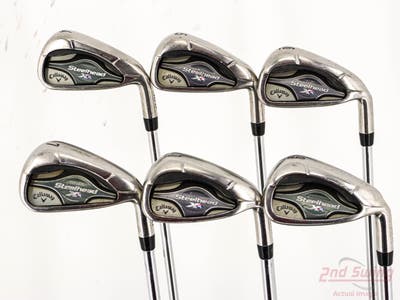 Callaway XR Iron Set 4-9 Iron Callaway Stock Steel Steel Regular Right Handed +1/4"
