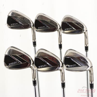 TaylorMade Stealth Iron Set 5-PW FST KBS Tour Lite Steel Stiff Right Handed -1/4"