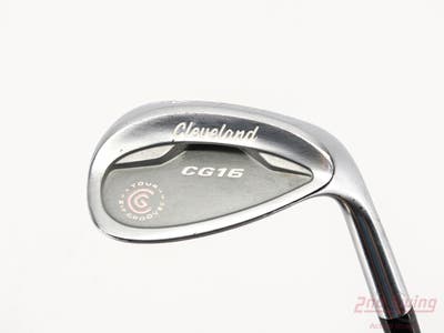 Cleveland CG16 Chrome Zip Groove Wedge Sand SW 56° 14 Deg Bounce Stock Graphite Shaft Graphite Ladies Right Handed 34.5in