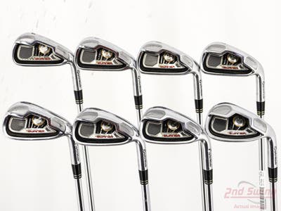 TaylorMade Tour Burner Iron Set 4-PW SW Stock Steel Shaft Steel Regular Right Handed +1/4"