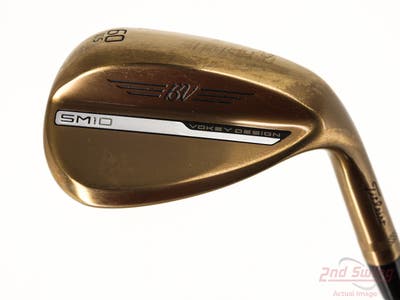 Titleist Vokey SM10 Oil Can Wedge Lob LW 60° 10 Deg Bounce S Grind Stock Steel Shaft Steel Wedge Flex Right Handed 35.75in