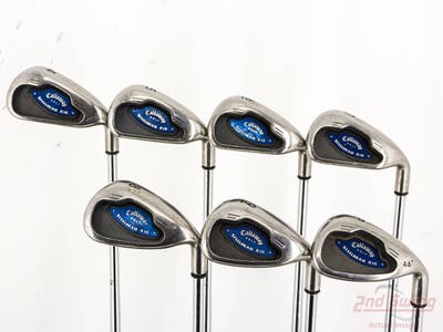 Callaway X-16 Iron Set 4-PW Stock Steel Shaft Steel Regular Right Handed STD