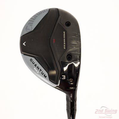 Callaway Quantum Max Fairway Wood 3 Wood 3W 15° Mitsubishi Vanquish 4 Graphite Senior Right Handed 43.0in