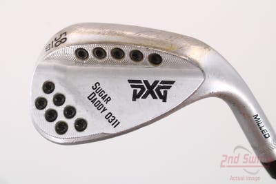 PXG 0311 Sugar Daddy Milled Chrome Wedge Lob LW 58° 7 Deg Bounce Dynamic Gold Tour Issue S400 Steel Stiff Right Handed 35.5in