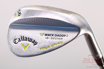 Callaway Mack Daddy 2 Tour Grind Chrome Wedge Sand SW 56° 11 Deg Bounce T Grind True Temper Dynamic Gold S300 Steel Stiff Right Handed 34.75in