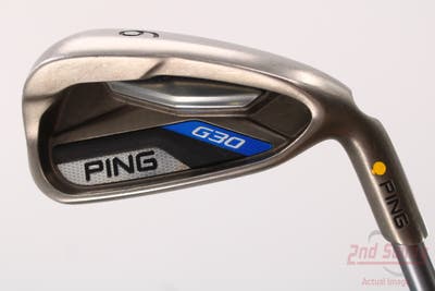 Ping G30 Single Iron 6 Iron Ping TFC 419i Graphite Senior Right Handed Yellow Dot 38.0in