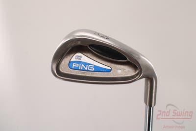 Ping G2 Single Iron 9 Iron 36° Stock Steel Shaft Steel Stiff Right Handed White Dot 36.0in