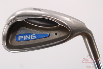 Ping G2 Single Iron Pitching Wedge PW Stock Steel Shaft Steel Stiff Right Handed Black Dot 35.75in