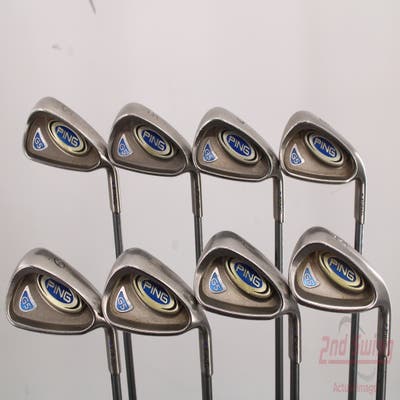 Ping G5 Iron Set 5-PW GW SW Ping TFC 100I Graphite Regular Right Handed Purple dot 38.0in
