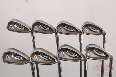Ping G5 Iron Set 5-PW GW SW Ping TFC 100I Graphite Regular Right Handed Purple dot 38.0in