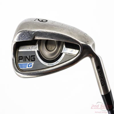 Ping 2016 G Single Iron 9 Iron Ping CFS Graphite Graphite Regular Right Handed Black Dot 36.5in