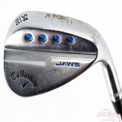 Callaway Jaws MD5 Platinum Chrome Wedge Sand SW 54° 10 Deg Bounce S Grind Dynamic Gold Tour Issue S200 Steel Stiff Right Handed 35.0in