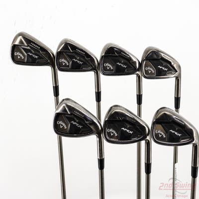 Callaway Apex Smoke 19 Iron Set 4-PW Aerotech SteelFiber i95 Graphite Stiff Right Handed +1/2"